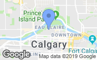 Map of South Calgary, AB