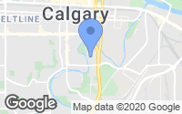 Map of South Calgary, AB