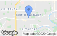 Map of South Calgary, AB