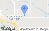 Map of South Calgary, AB
