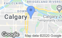 Map of South Calgary, AB